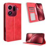 Custodia per telefono in pelle con trama retrò con fibbia magnetica, For OPPO A6 Pro 4G / 5G Global / F31 5G, For OPPO A6 Max 5G / F31 Pro+ 5G, For OPPO F31 Pro 5G, For OPPO Find X9 Pro, For OPPO Reno14 F 5G, For OPPO A5x 4G / 5G Global