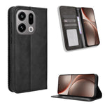 Custodia per telefono in pelle con trama retrò con fibbia magnetica, For OPPO A6s 5G / A6 5G Global, For OPPO Reno15 Pro Max 5G Global, For OPPO Reno15 5G Global / 15c, For OPPO A6x 5G / 4G, For OPPO Reno15 Pro 5G Global, For OPPO Find X9