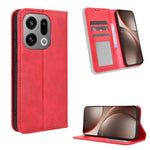 Custodia per telefono in pelle con trama retrò con fibbia magnetica, For OPPO A6s 5G / A6 5G Global, For OPPO Reno15 Pro Max 5G Global, For OPPO Reno15 5G Global / 15c, For OPPO A6x 5G / 4G, For OPPO Reno15 Pro 5G Global, For OPPO Find X9