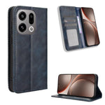 Custodia per telefono in pelle con trama retrò con fibbia magnetica, For OPPO A6s 5G / A6 5G Global, For OPPO Reno15 Pro Max 5G Global, For OPPO Reno15 5G Global / 15c, For OPPO A6x 5G / 4G, For OPPO Reno15 Pro 5G Global, For OPPO Find X9