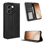 Custodia per telefono in pelle con trama retrò con fibbia magnetica, For OPPO A6s 5G / A6 5G Global, For OPPO Reno15 Pro Max 5G Global, For OPPO Reno15 5G Global / 15c, For OPPO A6x 5G / 4G, For OPPO Reno15 Pro 5G Global, For OPPO Find X9