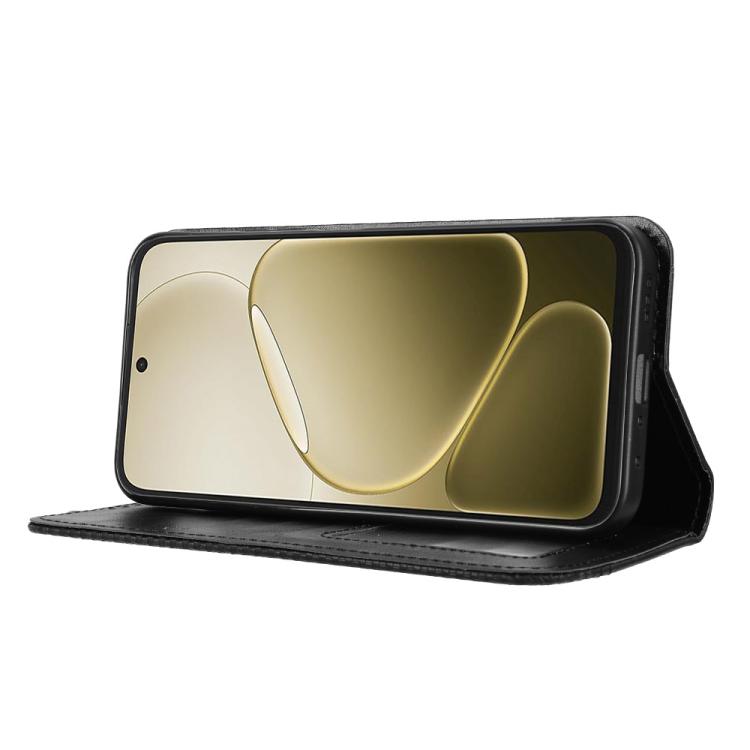 Custodia per telefono in pelle con trama retrò con fibbia magnetica, For OPPO A6s 5G / A6 5G Global, For OPPO Reno15 Pro Max 5G Global, For OPPO Reno15 5G Global / 15c, For OPPO A6x 5G / 4G, For OPPO Reno15 Pro 5G Global, For OPPO Find X9