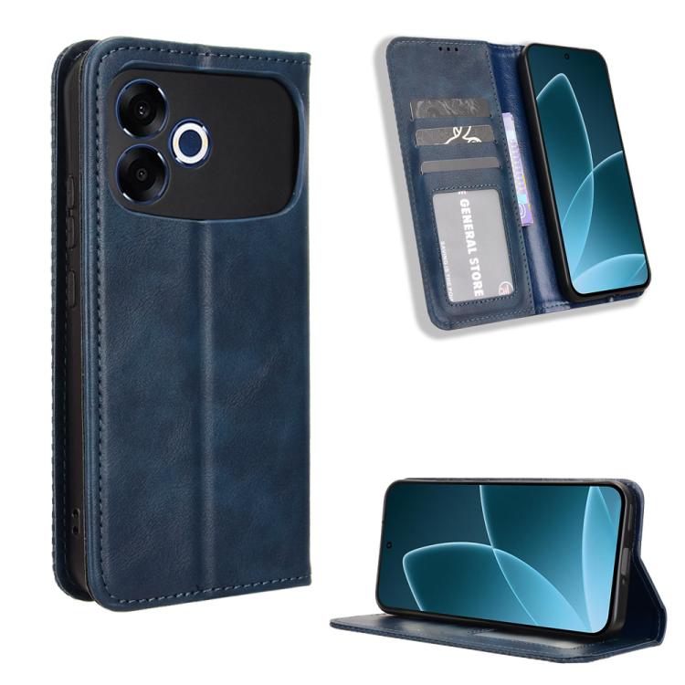 Custodia per telefono in pelle con trama retrò con fibbia magnetica, For OPPO Reno16 F 5G / Reno16 FS 5G, For OPPO Reno15 A / Reno15 F 5G, For OPPO Reno16 Pro 5G / Reno 16 5G Global, For OPPO F33 Pro 5G, For OPPO Find X9 Ultra 5G                       ...