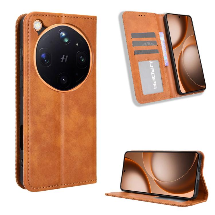 Custodia per telefono in pelle con trama retrò con fibbia magnetica, For OPPO Reno16 F 5G / Reno16 FS 5G, For OPPO Reno15 A / Reno15 F 5G, For OPPO Reno16 Pro 5G / Reno 16 5G Global, For OPPO F33 Pro 5G, For OPPO Find X9 Ultra 5G                       ...