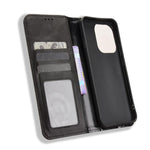 Custodia per telefono in pelle con trama retrò con fibbia magnetica, For OPPO Reno16 F 5G / Reno16 FS 5G, For OPPO Reno15 A / Reno15 F 5G, For OPPO Reno16 Pro 5G / Reno 16 5G Global, For OPPO F33 Pro 5G, For OPPO Find X9 Ultra 5G                       ...