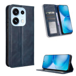 Custodia per telefono in pelle con trama retrò con fibbia magnetica, For OPPO Reno16 F 5G / Reno16 FS 5G, For OPPO Reno15 A / Reno15 F 5G, For OPPO Reno16 Pro 5G / Reno 16 5G Global, For OPPO F33 Pro 5G, For OPPO Find X9 Ultra 5G                       ...