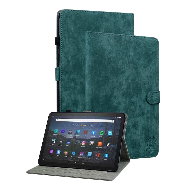 Custodia per tablet in pelle con motivo a tigre, For Amazon Fire Max 11