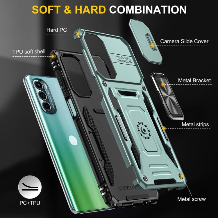 Armatura PC + custodia per telefono con fotocamera in TPU, Motorola Moto G Stylus 4G 2022, Motorola Moto G Power 5G 2023, Motorola Moto G Stylus 5G 2022