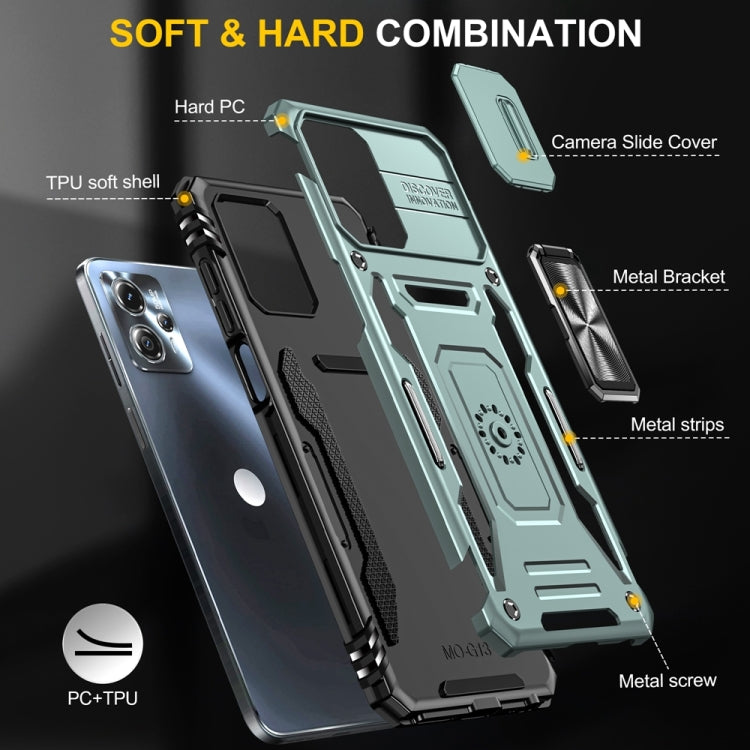 Armatura PC + custodia per telefono con fotocamera in TPU, Motorola Moto G13, Motorola Moto E13, Motorola Moto G73