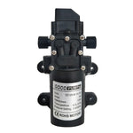 Pompa autoadescante 12V 72W Pompa ad acqua ad alta pressione per lavaggio auto a membrana intelligente, Single Thread (Flat Mouth 18mm), Double Thread (Double Flat Mouth 18mm)