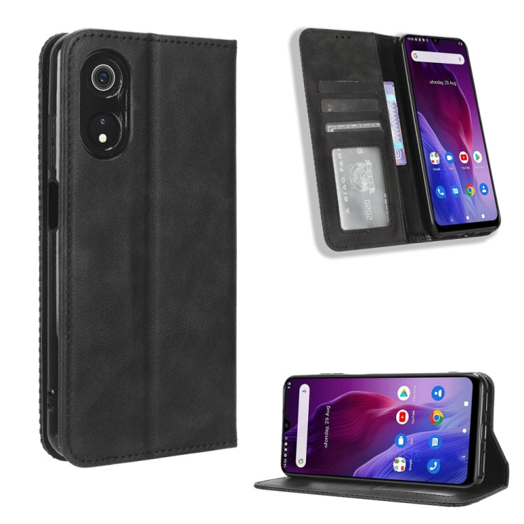 Custodia per telefono in pelle con trama retrò con fibbia magnetica, For Cubot Max 5, For Cubot A10, For Cubot Note 50, For Cubot Note 21, For Cubot P60