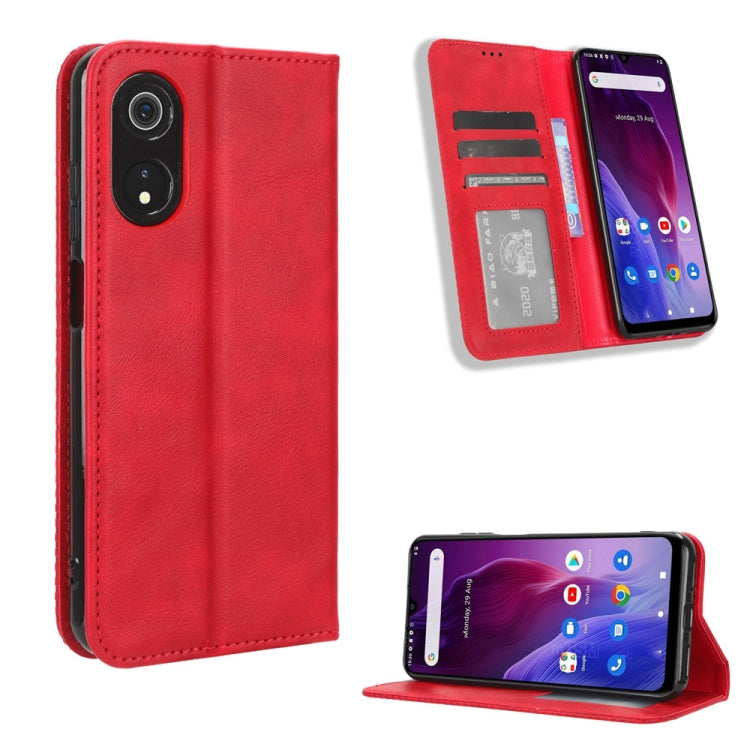 Custodia per telefono in pelle con trama retrò con fibbia magnetica, For Cubot Max 5, For Cubot A10, For Cubot Note 50, For Cubot Note 21, For Cubot P60