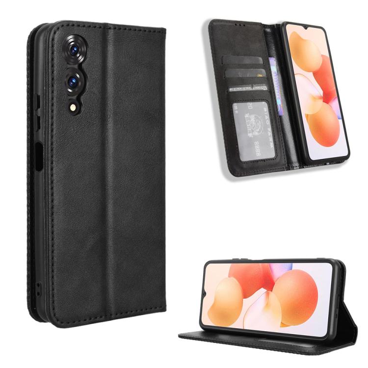 Custodia per telefono in pelle con trama retrò con fibbia magnetica, For Cubot Max 5, For Cubot A10, For Cubot Note 50, For Cubot Note 21, For Cubot P60