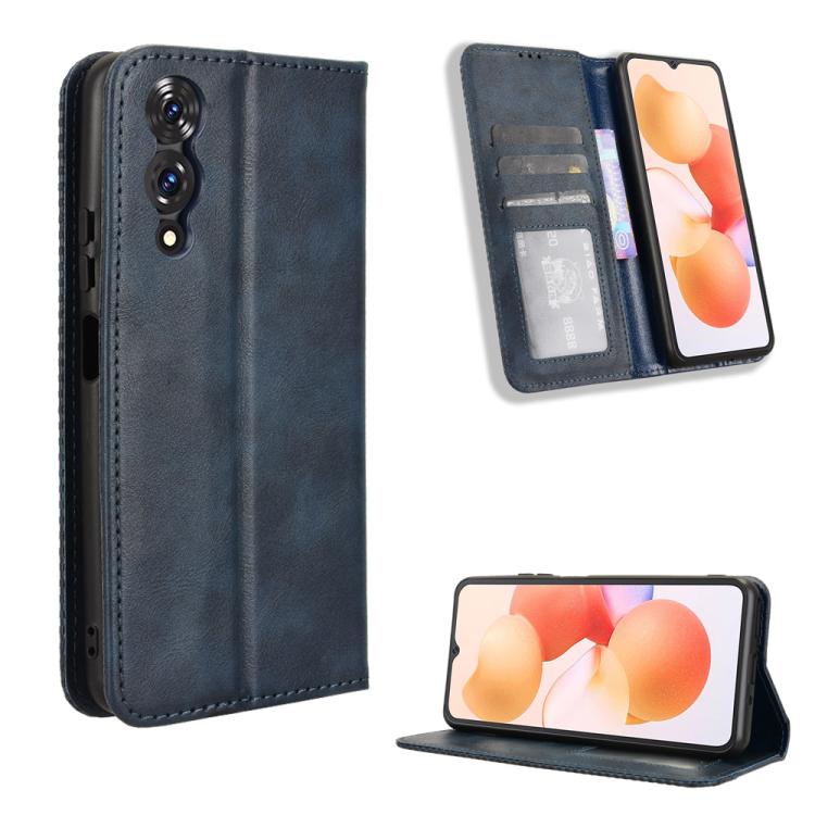 Custodia per telefono in pelle con trama retrò con fibbia magnetica, For Cubot Max 5, For Cubot A10, For Cubot Note 50, For Cubot Note 21, For Cubot P60