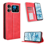 Custodia per telefono in pelle con trama retrò con fibbia magnetica, For Cubot Note 60 4G, For Cubot X100, For Cubot A40, For Cubot P90, For Cubot A30, For Cubot A20