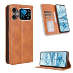 Custodia per telefono in pelle con trama retrò con fibbia magnetica, For Cubot Note 60 4G, For Cubot X100, For Cubot A40, For Cubot P90, For Cubot A30, For Cubot A20