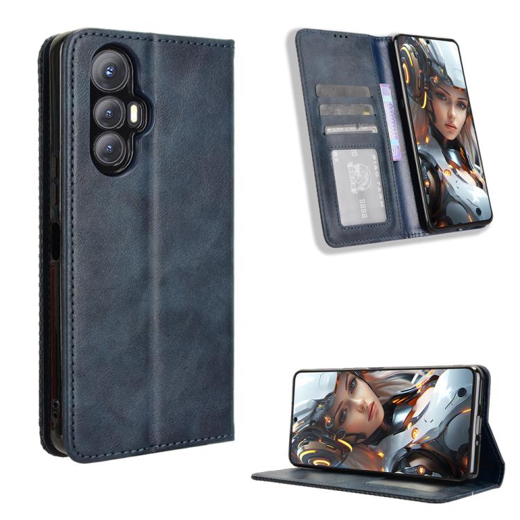 Custodia per telefono in pelle con trama retrò con fibbia magnetica, For Cubot Max 5, For Cubot A10, For Cubot Note 50, For Cubot Note 21, For Cubot P60