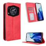 Custodia per telefono in pelle con trama retrò con fibbia magnetica, For Cubot Note 60 4G, For Cubot X100, For Cubot A40, For Cubot P90, For Cubot A30, For Cubot A20