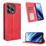 Custodia per telefono in pelle con trama retrò con fibbia magnetica, For Cubot Note 60 4G, For Cubot X100, For Cubot A40, For Cubot P90, For Cubot A30, For Cubot A20