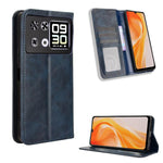 Custodia per telefono in pelle con trama retrò con fibbia magnetica, For Cubot Note 60 4G, For Cubot X100, For Cubot A40, For Cubot P90, For Cubot A30, For Cubot A20