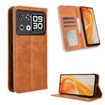Custodia per telefono in pelle con trama retrò con fibbia magnetica, For Cubot Note 60 4G, For Cubot X100, For Cubot A40, For Cubot P90, For Cubot A30, For Cubot A20