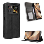 Custodia per telefono in pelle con trama retrò con fibbia magnetica, For Cubot Note 60 4G, For Cubot X100, For Cubot A40, For Cubot P90, For Cubot A30, For Cubot A20