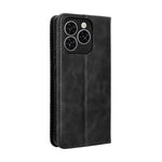 Custodia per telefono in pelle con trama retrò con fibbia magnetica, For Cubot Note 60 4G, For Cubot X100, For Cubot A40, For Cubot P90, For Cubot A30, For Cubot A20