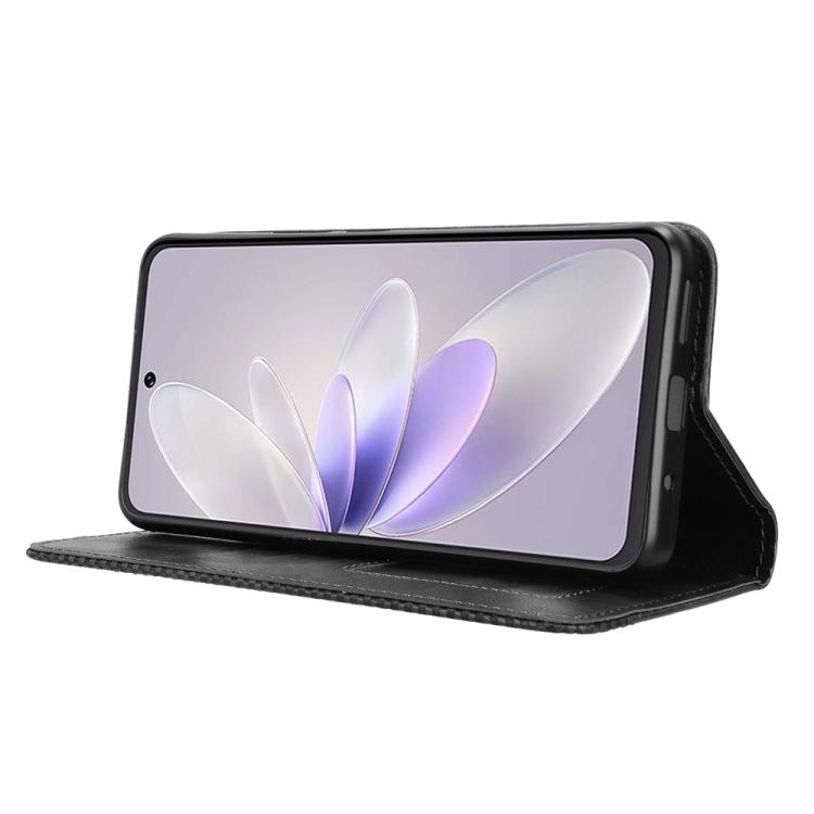 Custodia per telefono in pelle con trama retrò con fibbia magnetica, For Cubot Note 60 4G, For Cubot X100, For Cubot A40, For Cubot P90, For Cubot A30, For Cubot A20