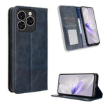 Custodia per telefono in pelle con trama retrò con fibbia magnetica, For Cubot Note 60 4G, For Cubot X100, For Cubot A40, For Cubot P90, For Cubot A30, For Cubot A20
