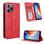 Custodia per telefono in pelle con trama retrò con fibbia magnetica, For Blackview A52 / A52 Pro, For Blackview A96, For Blackview A200 Pro, For Blackview Oscal C70, For Blackview Oscal C30 / C30 Pro, For Blackview A53 / A53 Pro