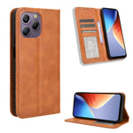 Custodia per telefono in pelle con trama retrò con fibbia magnetica, For Blackview A52 / A52 Pro, For Blackview A96, For Blackview A200 Pro, For Blackview Oscal C70, For Blackview Oscal C30 / C30 Pro, For Blackview A53 / A53 Pro
