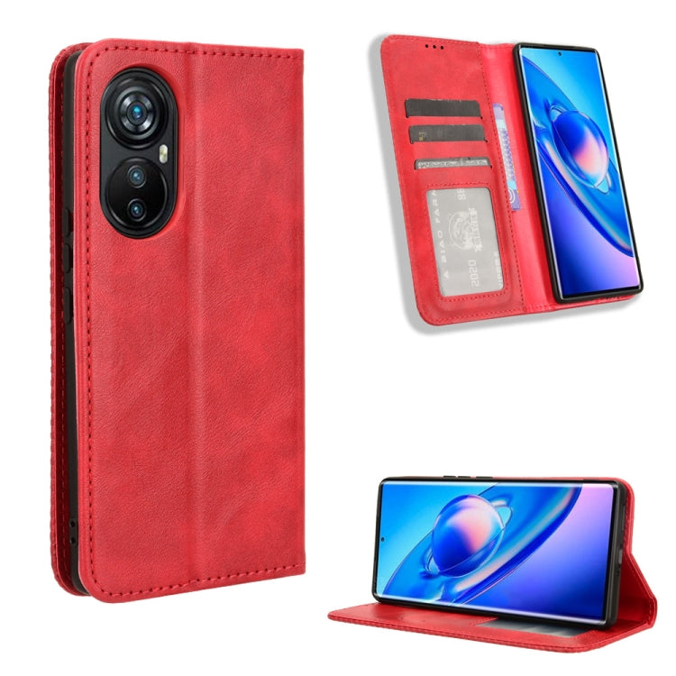 Custodia per telefono in pelle con trama retrò con fibbia magnetica, For Blackview A52 / A52 Pro, For Blackview A96, For Blackview A200 Pro, For Blackview Oscal C70, For Blackview Oscal C30 / C30 Pro, For Blackview A53 / A53 Pro
