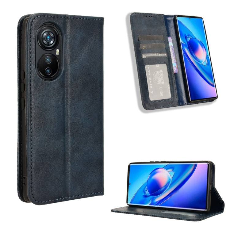 Custodia per telefono in pelle con trama retrò con fibbia magnetica, For Blackview A52 / A52 Pro, For Blackview A96, For Blackview A200 Pro, For Blackview Oscal C70, For Blackview Oscal C30 / C30 Pro, For Blackview A53 / A53 Pro