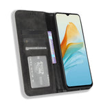 Custodia per telefono in pelle con trama retrò con fibbia magnetica, For ZTE Axon 40 Lite