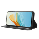 Custodia per telefono in pelle con trama retrò con fibbia magnetica, For ZTE Axon 40 Lite