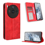 Custodia per telefono in pelle con trama retrò con fibbia magnetica, For ZTE nubia Red Magic 9 Pro, For ZTE Blade A73 5G, For ZTE Blade  V50 Vita 4G, For ZTE Blade A53 Pro, For ZTE nubia Z50S Pro, For ZTE Blade L220