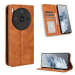 Custodia per telefono in pelle con trama retrò con fibbia magnetica, For ZTE nubia Red Magic 9 Pro, For ZTE Blade A73 5G, For ZTE Blade  V50 Vita 4G, For ZTE Blade A53 Pro, For ZTE nubia Z50S Pro, For ZTE Blade L220