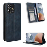 Custodia per telefono in pelle con trama retrò con fibbia magnetica, For ZTE nubia Neo 2, For ZTE Blade A34, For ZTE Libero 5G IV, For ZTE nubia Z60 Ultra, For ZTE Blade A54, For ZTE Blade A73 4G