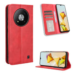 Custodia per telefono in pelle con trama retrò con fibbia magnetica, For ZTE nubia Red Magic 9 Pro, For ZTE Blade A73 5G, For ZTE Blade  V50 Vita 4G, For ZTE Blade A53 Pro, For ZTE nubia Z50S Pro, For ZTE Blade L220