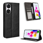 Custodia per telefono in pelle con trama retrò con fibbia magnetica, For ZTE nubia Z60S Pro, For ZTE Blade A35, For ZTE Axon 60 Lite / Blade V60 Vita, For ZTE Blade V60 / Axon 60 4G, For ZTE Anshin Family, For ZTE nubia Focus Pro 5G