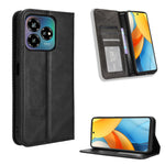 Custodia per telefono in pelle con trama retrò con fibbia magnetica, For ZTE nubia Z60S Pro, For ZTE Blade A35, For ZTE Axon 60 Lite / Blade V60 Vita, For ZTE Blade V60 / Axon 60 4G, For ZTE Anshin Family, For ZTE nubia Focus Pro 5G