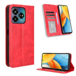 Custodia per telefono in pelle con trama retrò con fibbia magnetica, For ZTE nubia Z60S Pro, For ZTE Blade A35, For ZTE Axon 60 Lite / Blade V60 Vita, For ZTE Blade V60 / Axon 60 4G, For ZTE Anshin Family, For ZTE nubia Focus Pro 5G