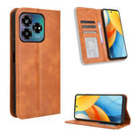 Custodia per telefono in pelle con trama retrò con fibbia magnetica, For ZTE nubia Z60S Pro, For ZTE Blade A35, For ZTE Axon 60 Lite / Blade V60 Vita, For ZTE Blade V60 / Axon 60 4G, For ZTE Anshin Family, For ZTE nubia Focus Pro 5G
