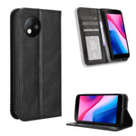 Custodia per telefono in pelle con trama retrò con fibbia magnetica, For ZTE Blade A35 Lite, For ZTE Blade V70 4G, For ZTE nubia Red Magic 10 Pro / 10 Pro+, For ZTE Blade V60 Design, For ZTE Blade A75 5G, For ZTE Blade A75 4G