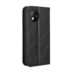 Custodia per telefono in pelle con trama retrò con fibbia magnetica, For ZTE Blade A35 Lite, For ZTE Blade V70 4G, For ZTE nubia Red Magic 10 Pro / 10 Pro+, For ZTE Blade V60 Design, For ZTE Blade A75 5G, For ZTE Blade A75 4G