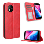 Custodia per telefono in pelle con trama retrò con fibbia magnetica, For ZTE Blade A35 Lite, For ZTE Blade V70 4G, For ZTE nubia Red Magic 10 Pro / 10 Pro+, For ZTE Blade V60 Design, For ZTE Blade A75 5G, For ZTE Blade A75 4G