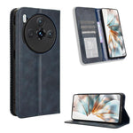 Custodia per telefono in pelle con trama retrò con fibbia magnetica, For ZTE nubia Z60S Pro, For ZTE Blade A35, For ZTE Axon 60 Lite / Blade V60 Vita, For ZTE Blade V60 / Axon 60 4G, For ZTE Anshin Family, For ZTE nubia Focus Pro 5G
