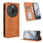 Custodia per telefono in pelle con trama retrò con fibbia magnetica, For ZTE nubia Z60S Pro, For ZTE Blade A35, For ZTE Axon 60 Lite / Blade V60 Vita, For ZTE Blade V60 / Axon 60 4G, For ZTE Anshin Family, For ZTE nubia Focus Pro 5G