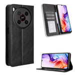 Custodia per telefono in pelle con trama retrò con fibbia magnetica, For ZTE nubia Focus 2 5G, For ZTE nubia Music 2, For ZTE nubia S 5G A403ZT, For ZTE Blade V70 Max, For ZTE Blade V70 Design 4G, For ZTE nubia Z70 Ultra