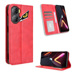 Custodia per telefono in pelle con trama retrò con fibbia magnetica, For ZTE Blade A56 4G, For ZTE nubia Neo 3 5G, For ZTE nubia Red Magic 10 Air, For ZTE Blade A35e Z2466, For ZTE nubia Neo 3 GT 5G, For ZTE nubia Focus 2 Ultra 5G